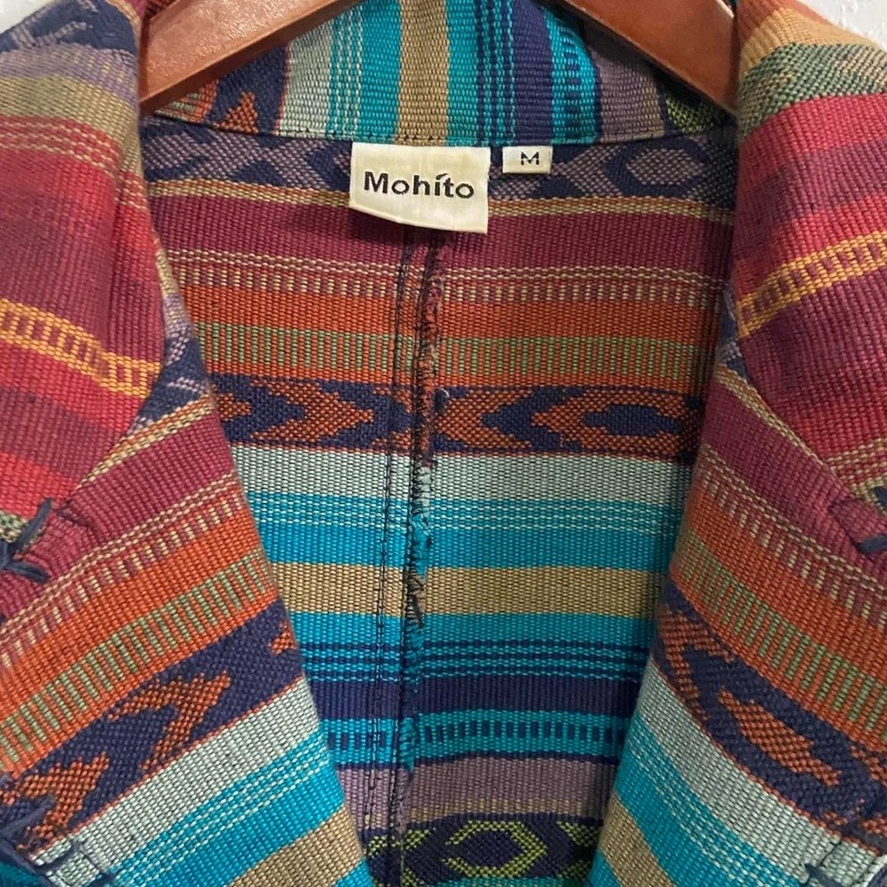 Vintage Tapestry Vibrant Multicolored
Patterned Blazer - Picture 6 of 7